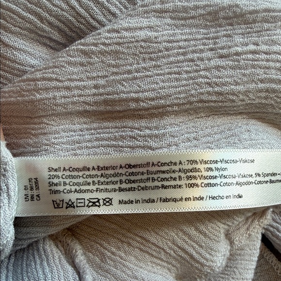 Free People One Adella Slip Lace Maxi Dress Size M Stardust Grey Boho - Picture 11 of 13